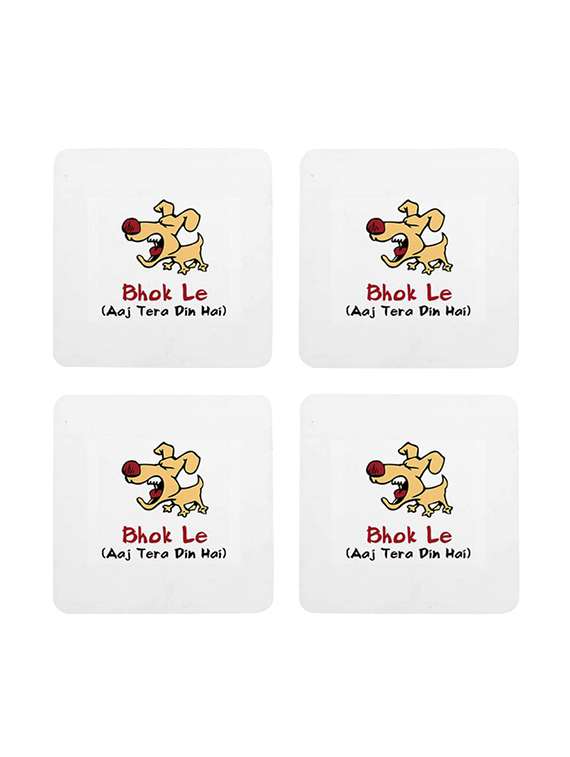 set of 4 coasters by mooch wale