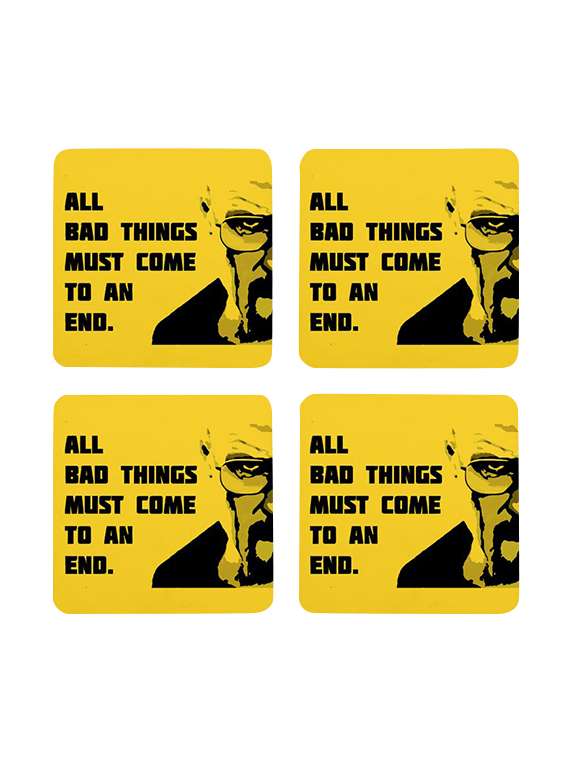 set of 4 coasters by mooch wale