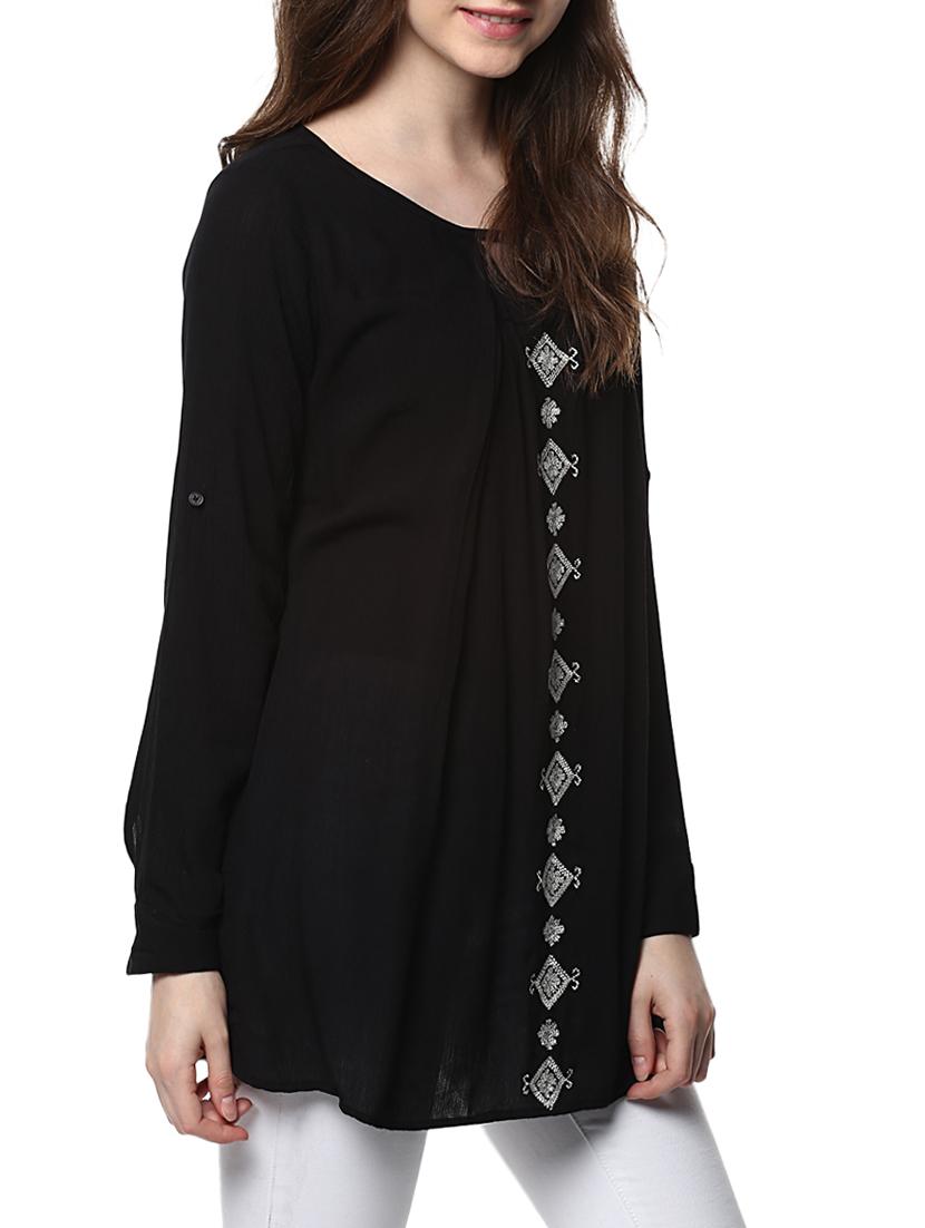 black solid top - 14470283 - Standard Image - 1