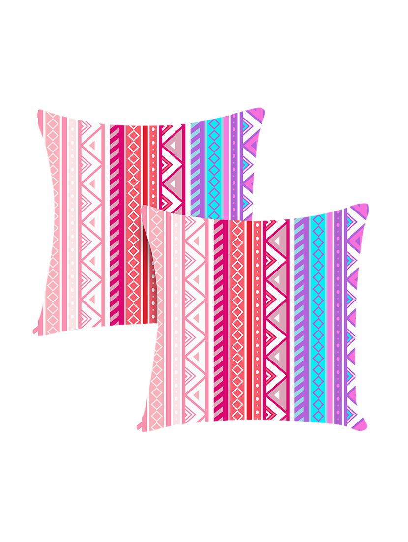 geometric print cushion cover by ambbi collections