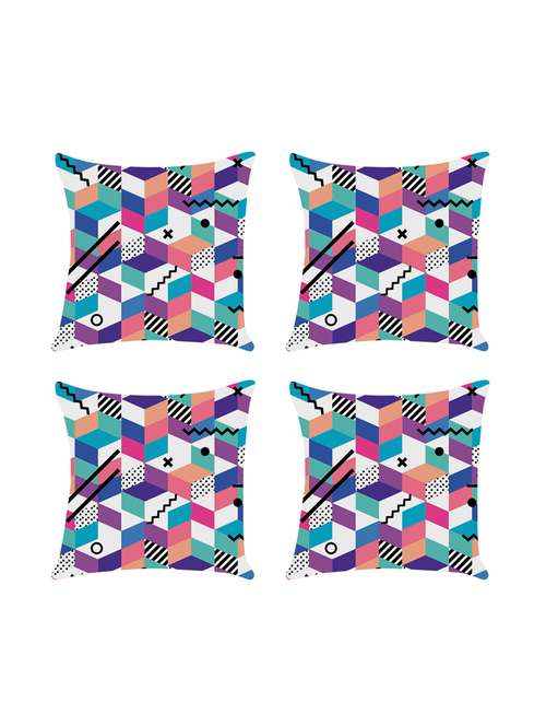 geometric print cushion cover by ambbi collections - 14472314 -  Standard Image - 0