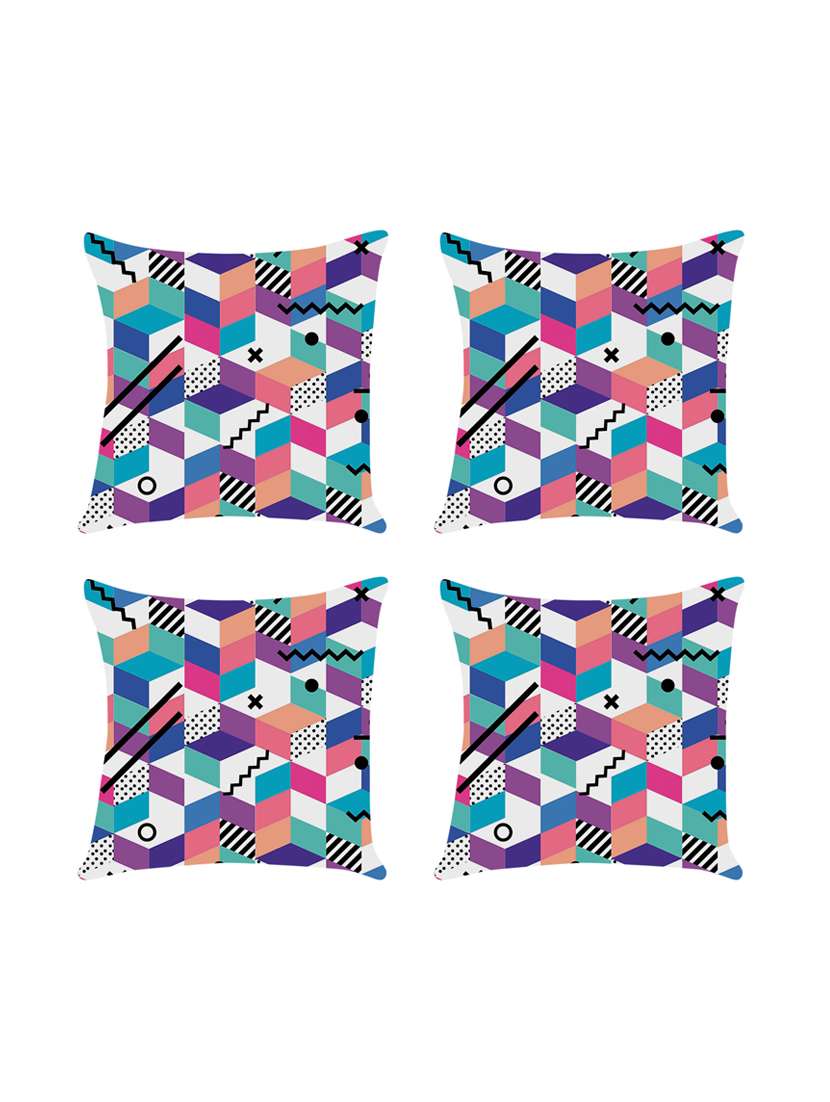 geometric print cushion cover by ambbi collections - 14472314 -  Zoom Image - 0