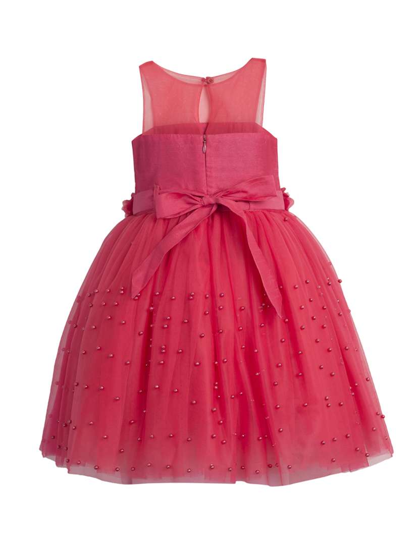 orange net frock - 14473933 -  Standard Image - 1