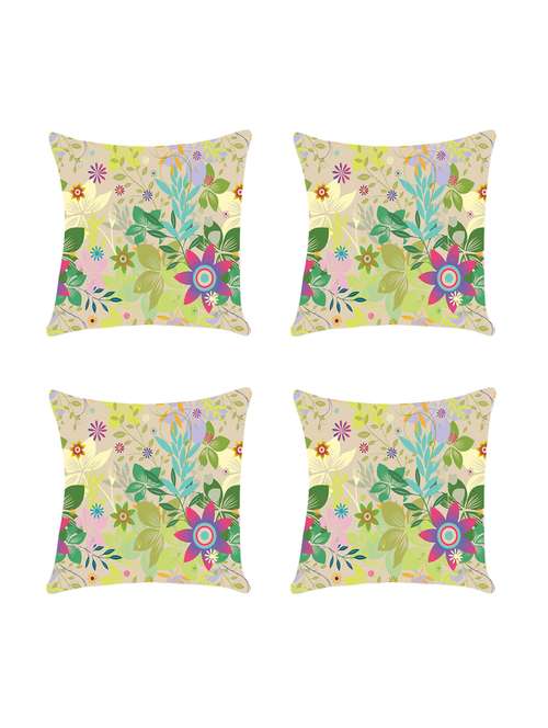 set of 4 digital printed cushion cover by ambbi collections - 14476014 -  Standard Image - 0