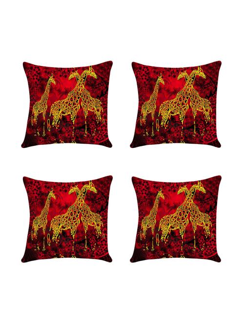 set of 4 digital printed cushion cover by ambbi collections - 14476015 - Standard Image - 0
