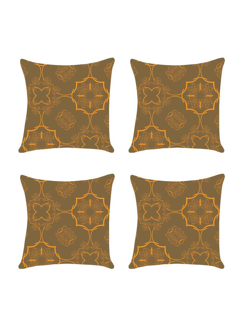 set of 4 digital printed cushion cover by ambbi collections