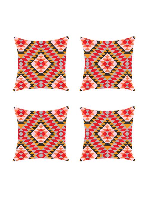 set of 4 digital printed cushion cover by ambbi collections - 14476020 - Standard Image - 0