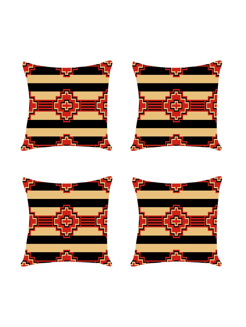 set of 4 digital printed cushion cover by ambbi collections - 14476021 -  Zoom Image - 0