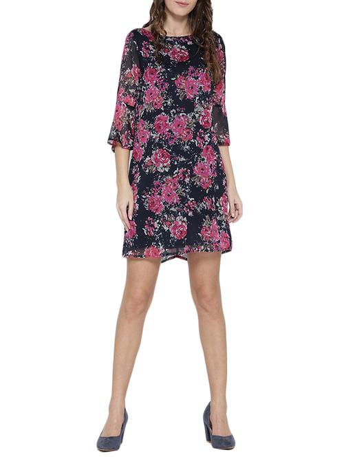 Bell Sleeve Floral Dress