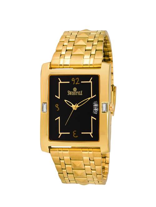 swisstyle day and date display everyday watch for men - 14481022 -  Standard Image - 0