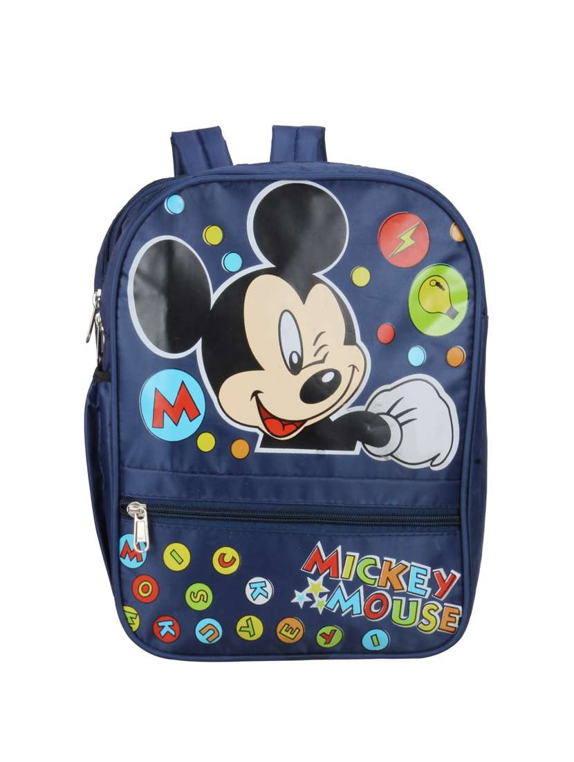 blue canvas bag
