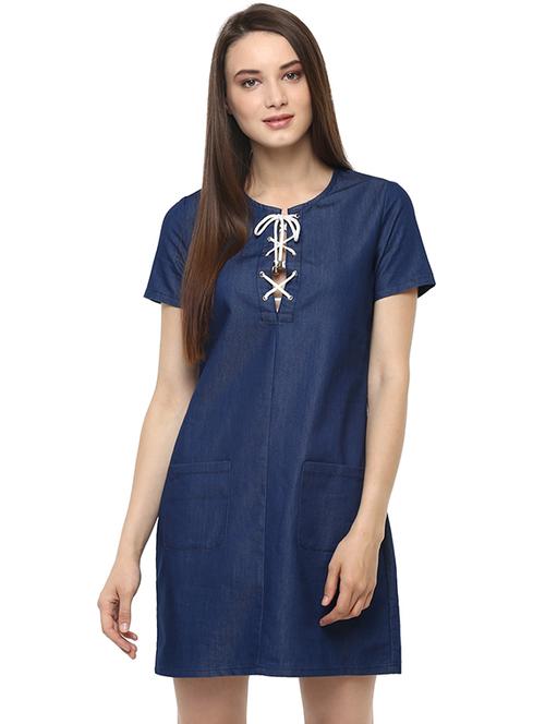 women's shift solid dress - 14492785 -  Standard Image - 0