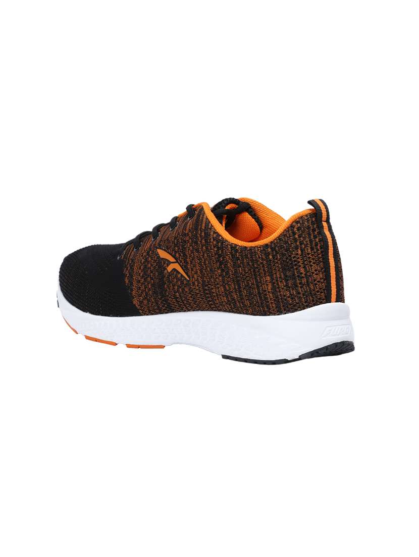 Buy online Furo By Red Chief Black Running Shoes from Footwear for