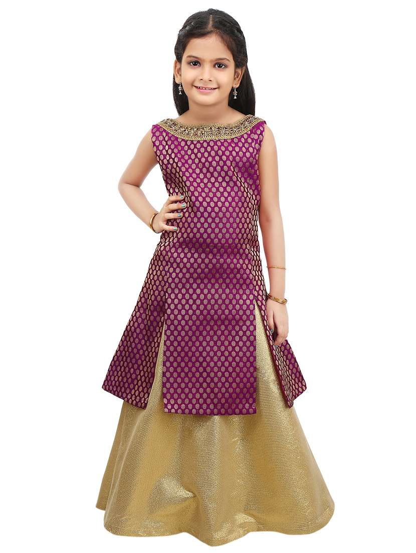 gold polyester suit set