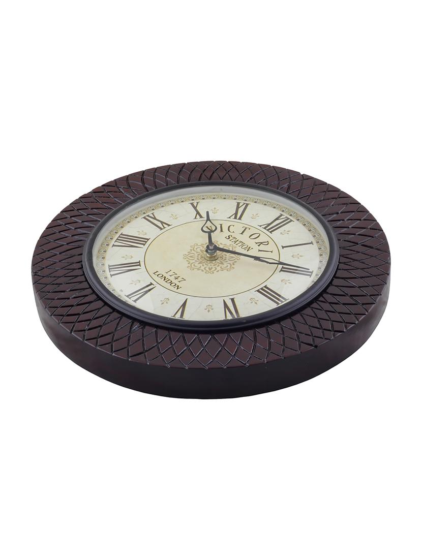 Hand Carved Wooden Vintage Wall Clock By Swagger Hand Carved Wooden Vintage Wall Clock By Swagger Ping For Clocks In India 14494860