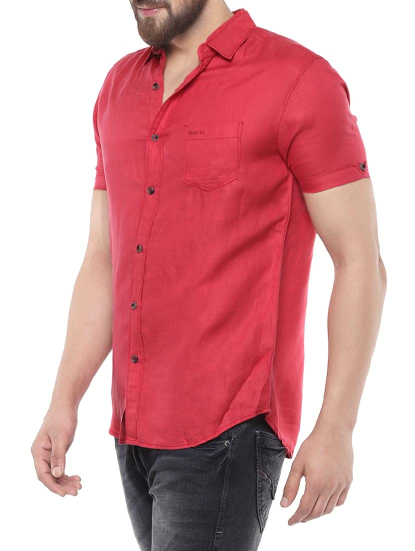 pink cotton casual shirt - 14504787 - Standard Image - 1