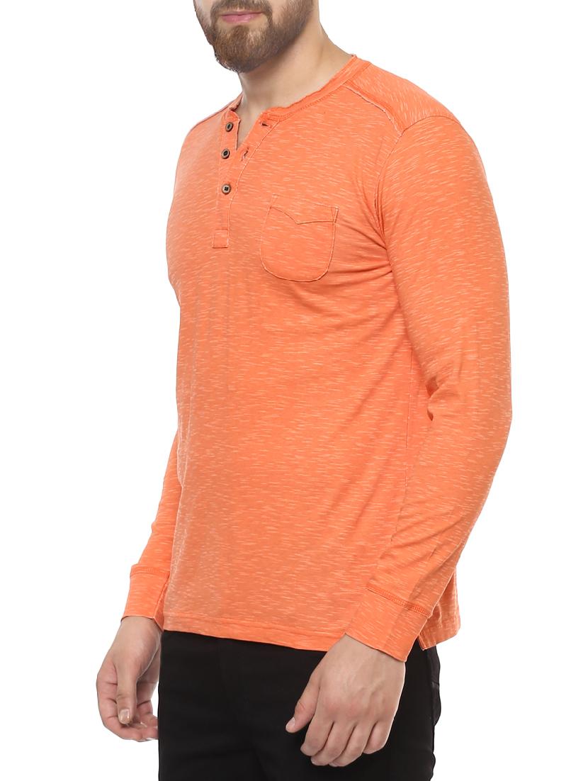 orange cotton t-shirt - 14504827 - Standard Image - 1