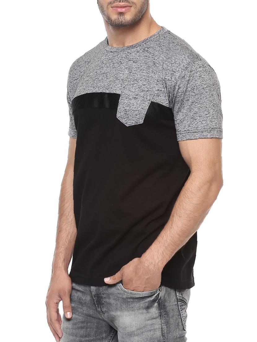 black cotton pocket t-shirt - 14504832 -  Standard Image - 1
