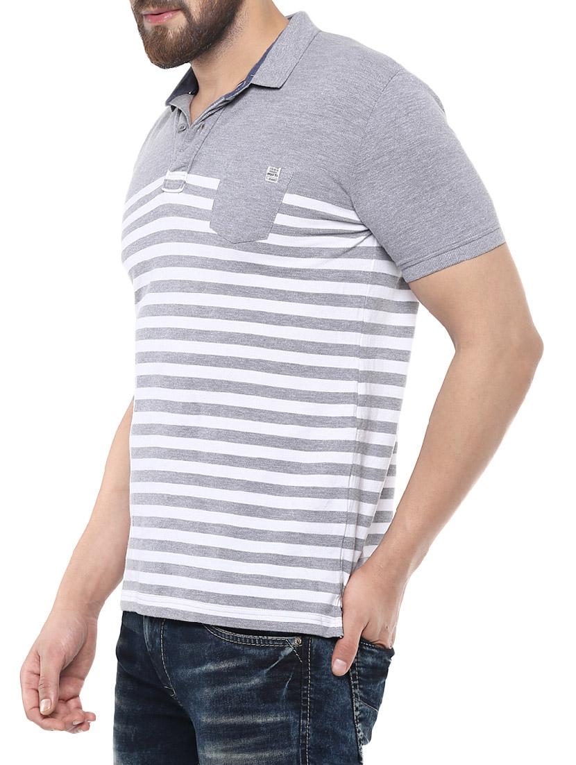 grey cotton t-shirt - 14504883 - Standard Image - 1