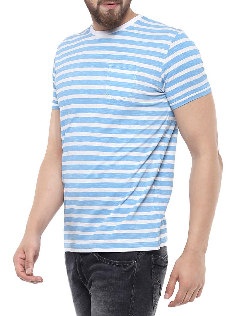 blue cotton t-shirt - 14504902 - Standard Image - 1