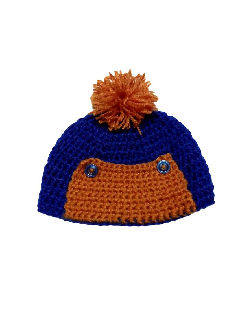 multi colored wool cap