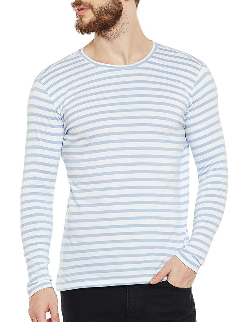 light blue cotton t-shirt