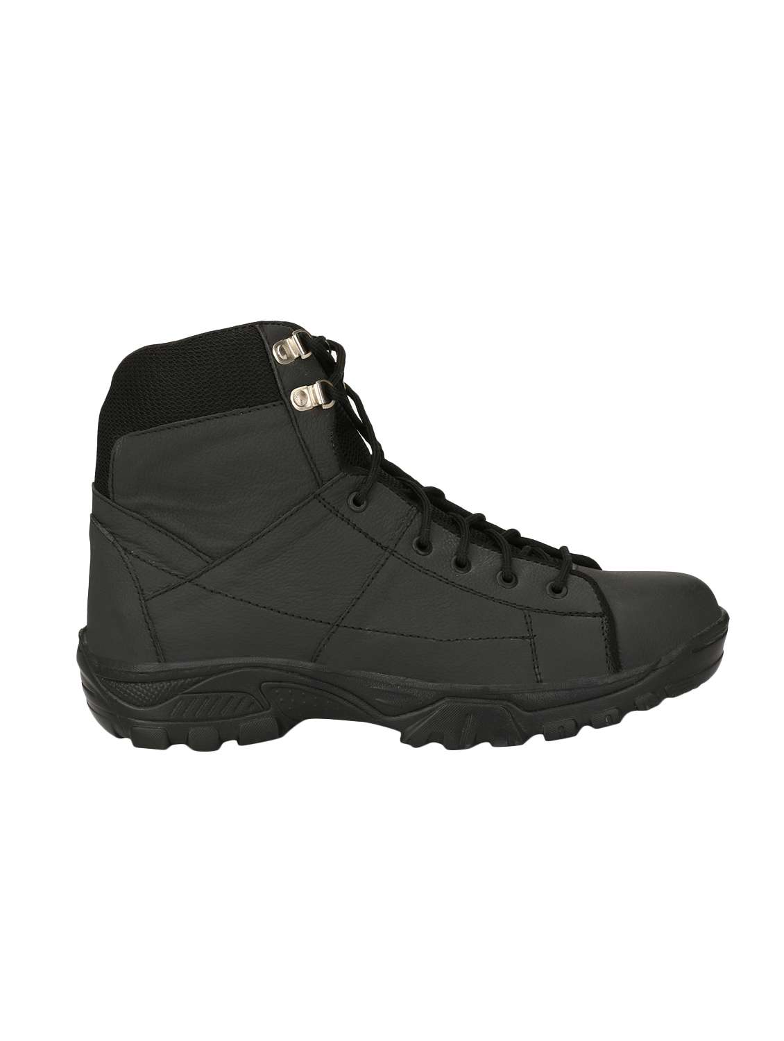 black leather high ankle boots - 14528699 -  Standard Image - 1