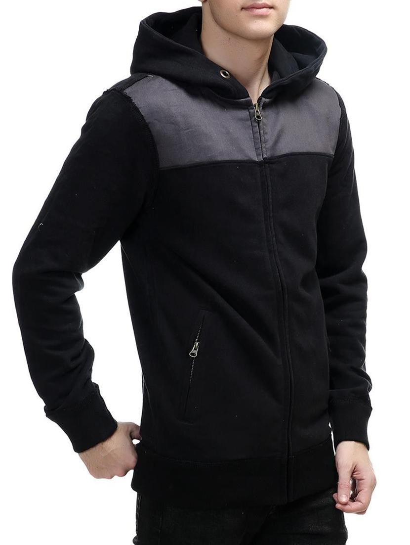 black cotton sweatshirt - 14529191 -  Standard Image - 1