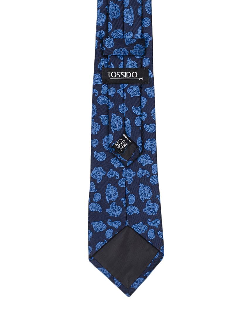 blue micro fibre tie - 14531187 -  Standard Image - 1