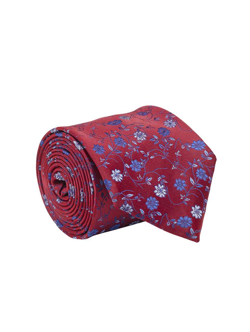 red micro fibre tie