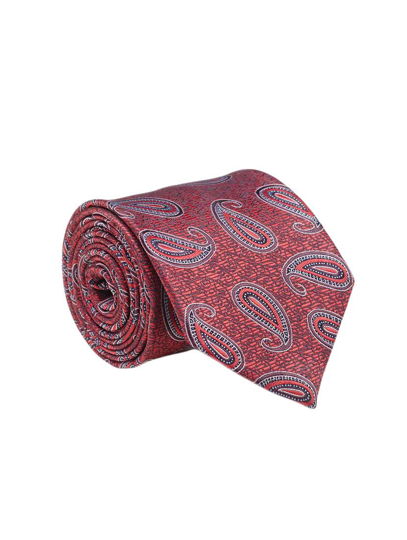 red micro fibre tie