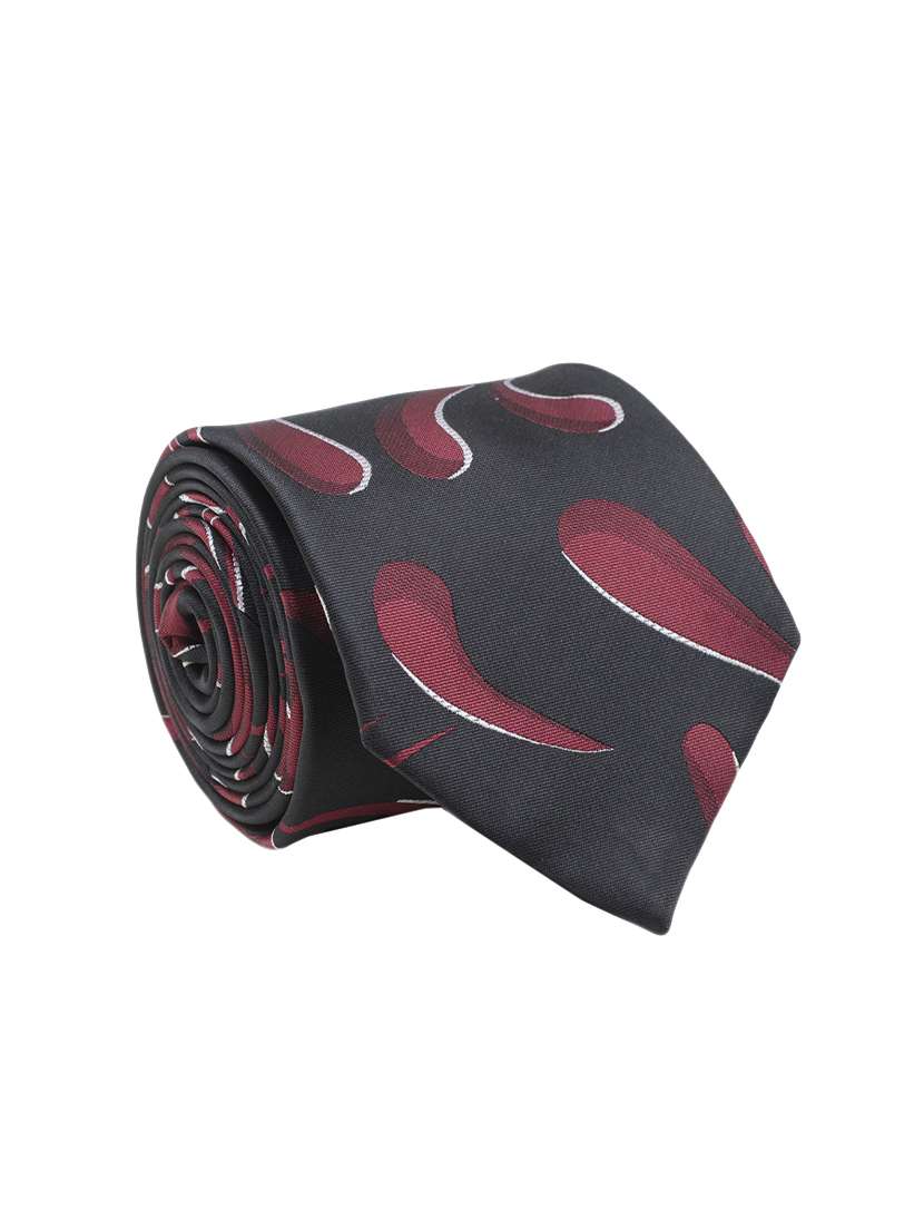 black micro fibre tie