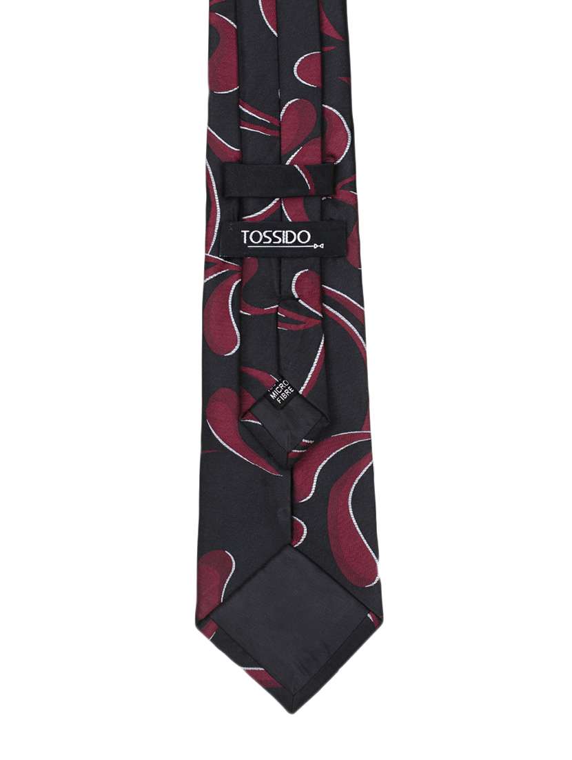 black micro fibre tie - 14531194 -  Standard Image - 1
