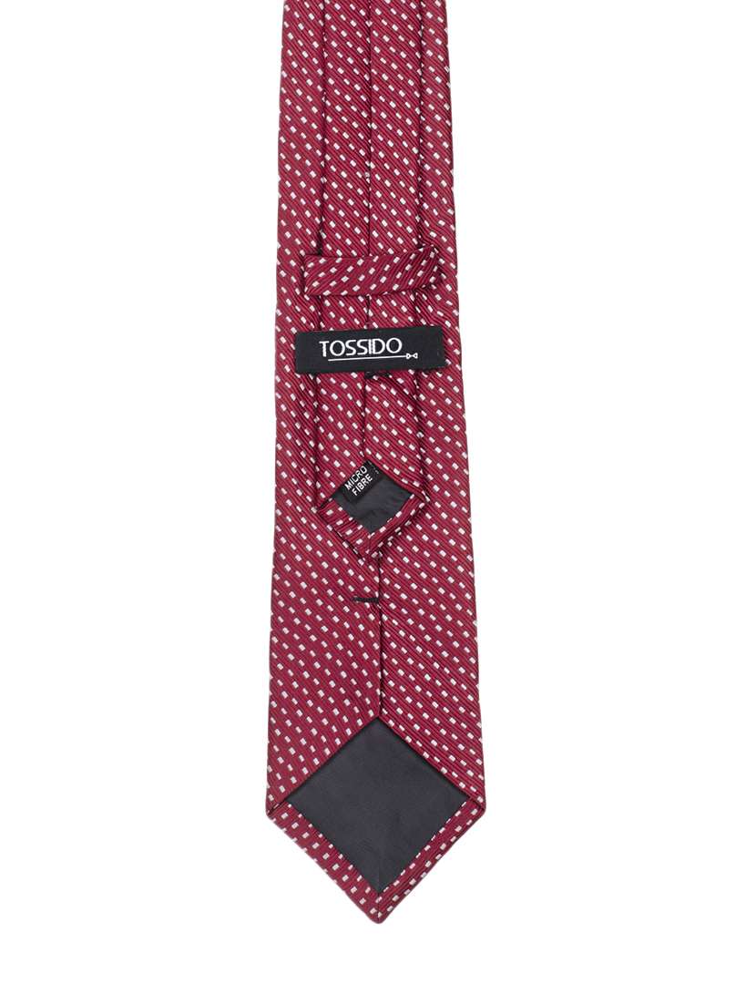red micro fibre tie - 14531197 -  Standard Image - 1