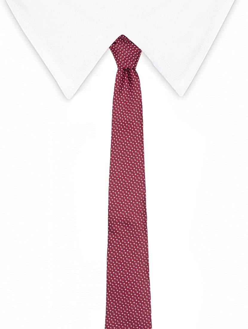 red micro fibre tie - 14531197 -  Standard Image - 4
