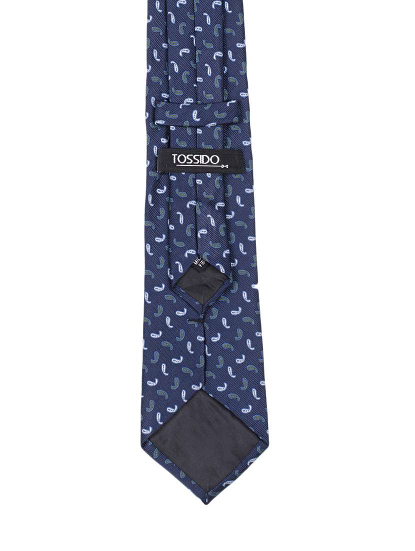 blue micro fibre tie - 14531199 -  Standard Image - 1