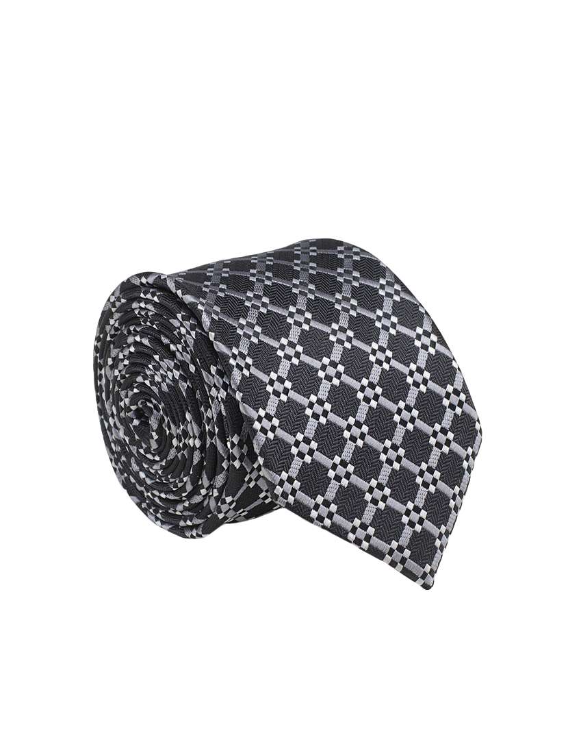 black micro fibre tie