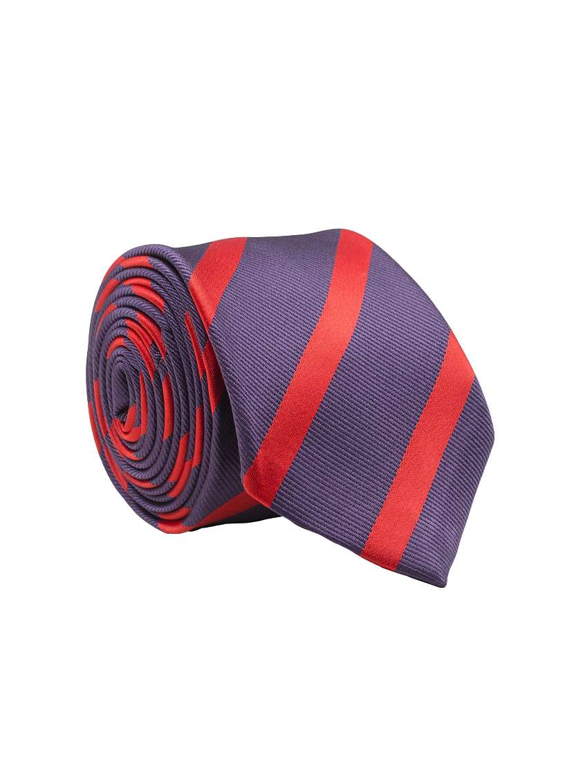 purple micro fibre tie