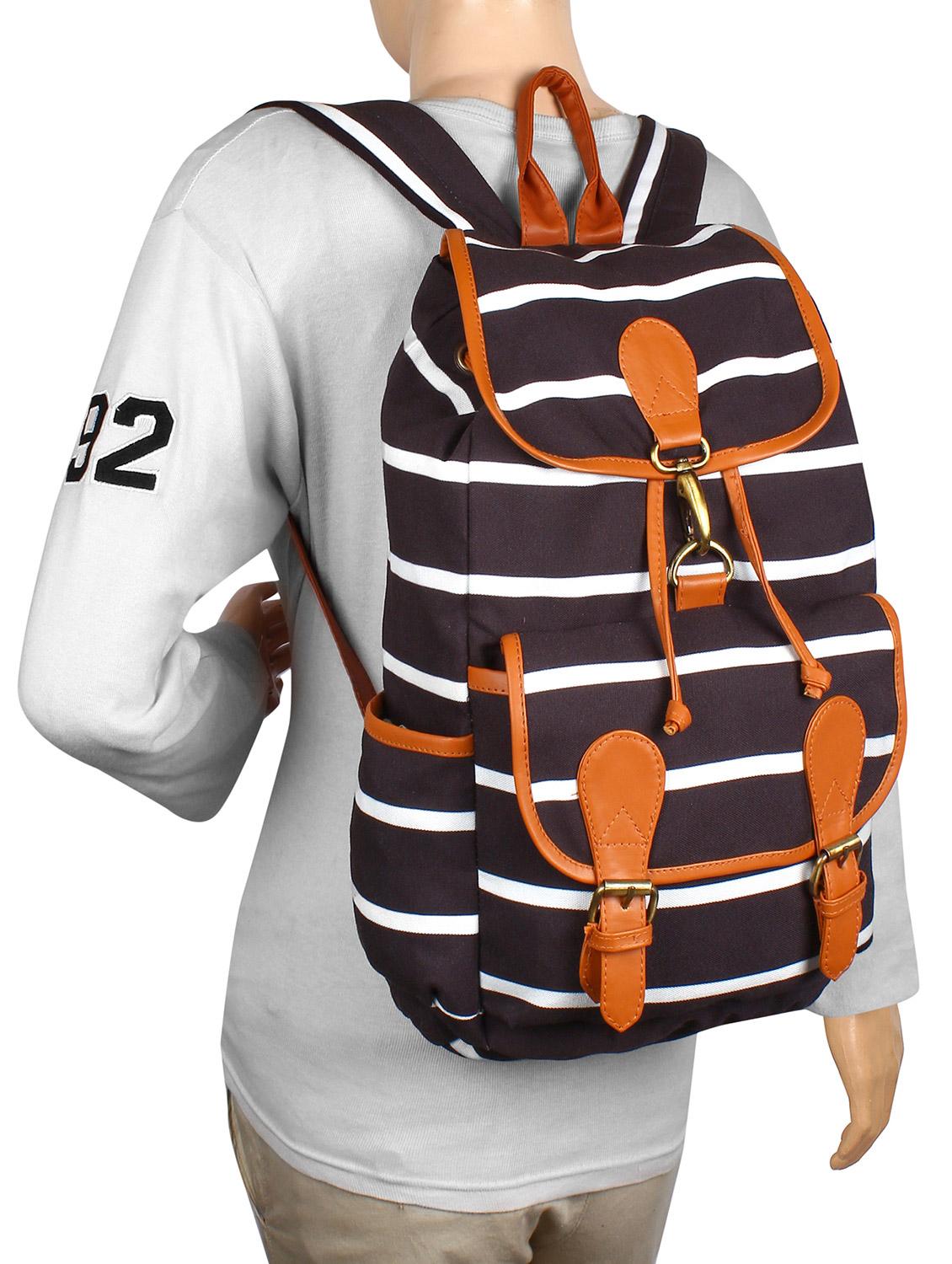 black canvas backpack - 14543180 - Standard Image - 4