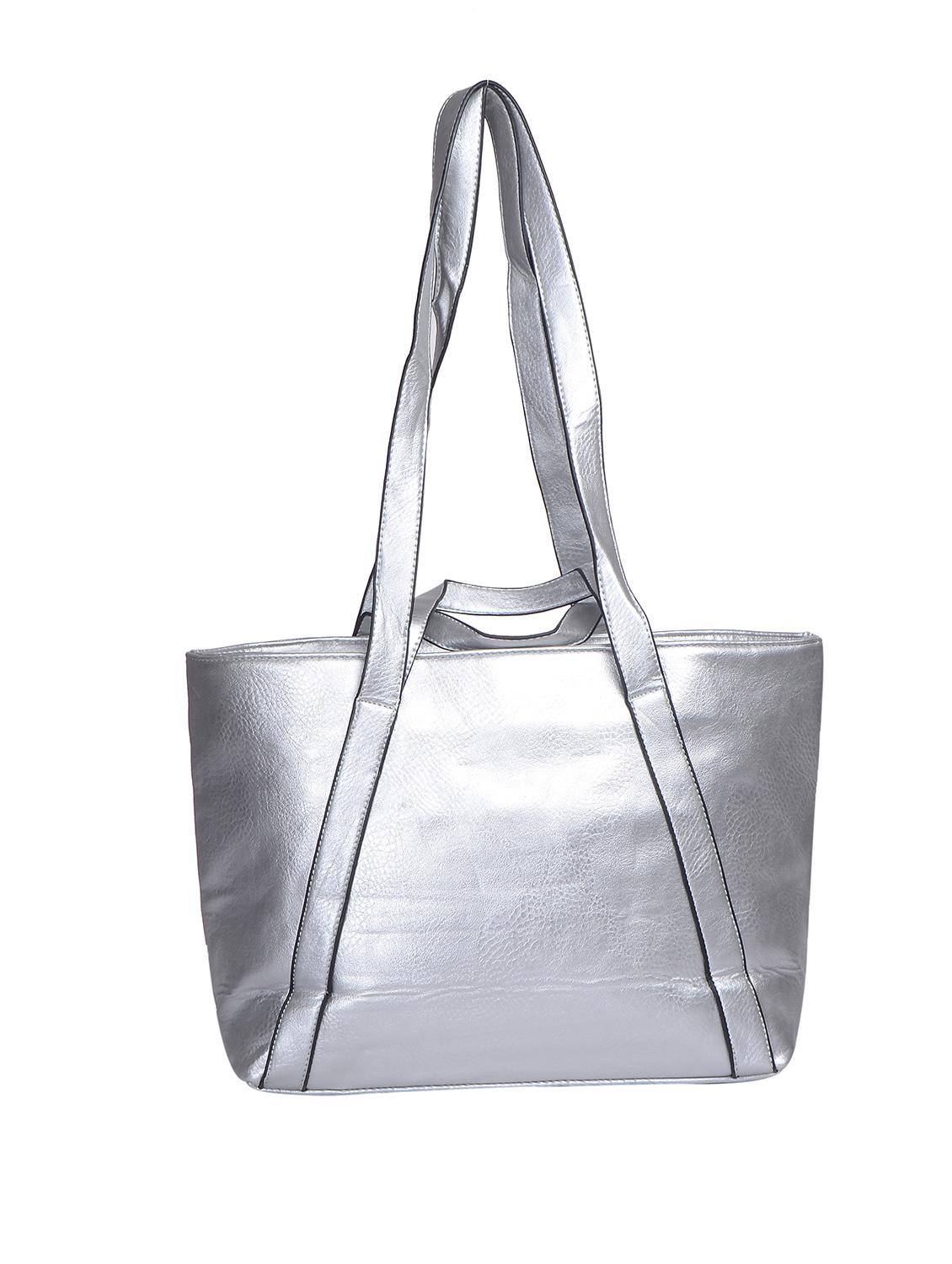 silver regular handbag - 14543876 - Standard Image - 1