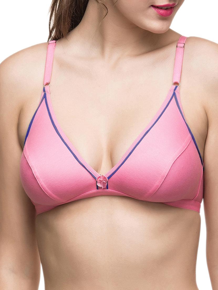 set of 3 bow patch bra - 14554155 - Standard Image - 1