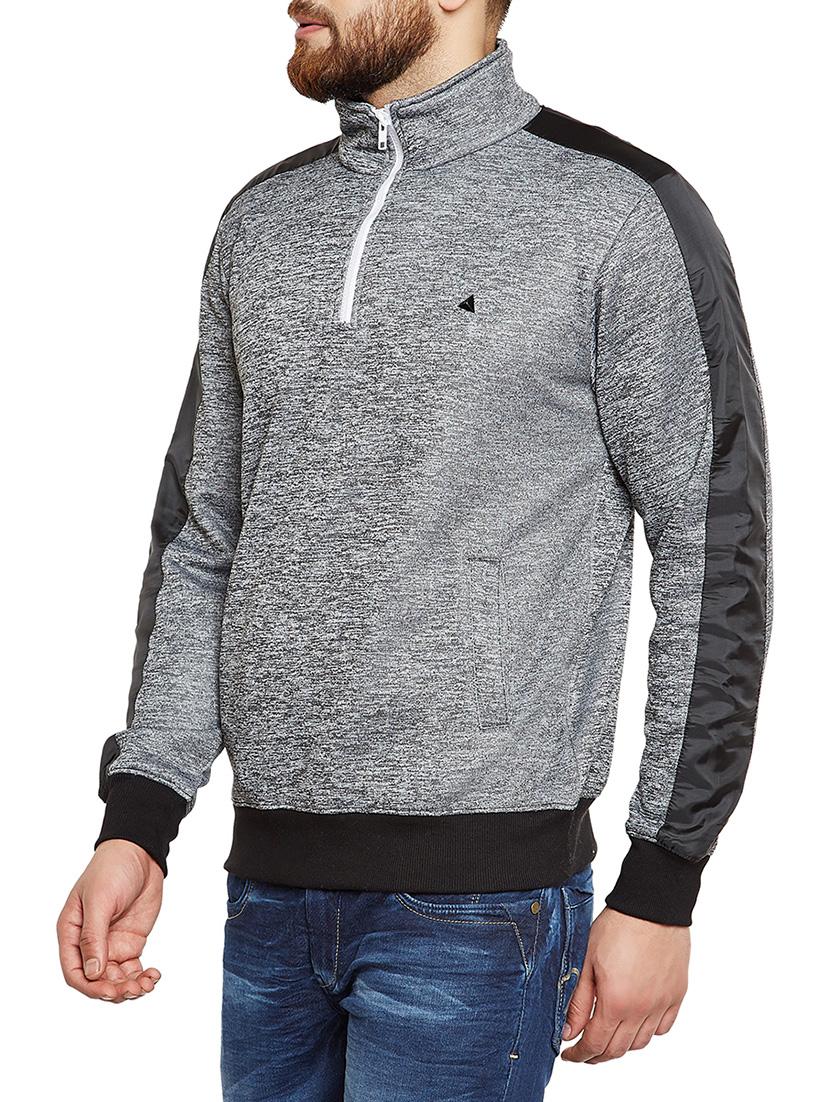 grey polyester sweatshirt - 14559881 - Standard Image - 1