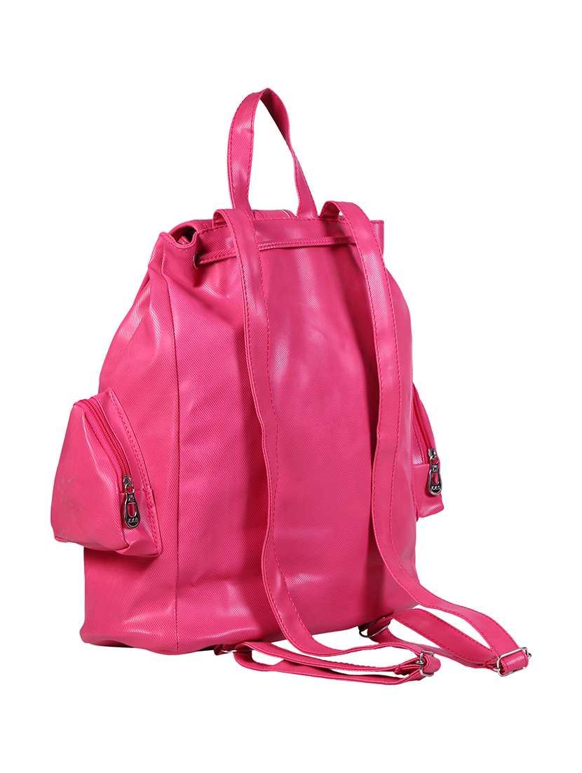 pink leatherette  fashion backpack - 14559937 -  Standard Image - 1