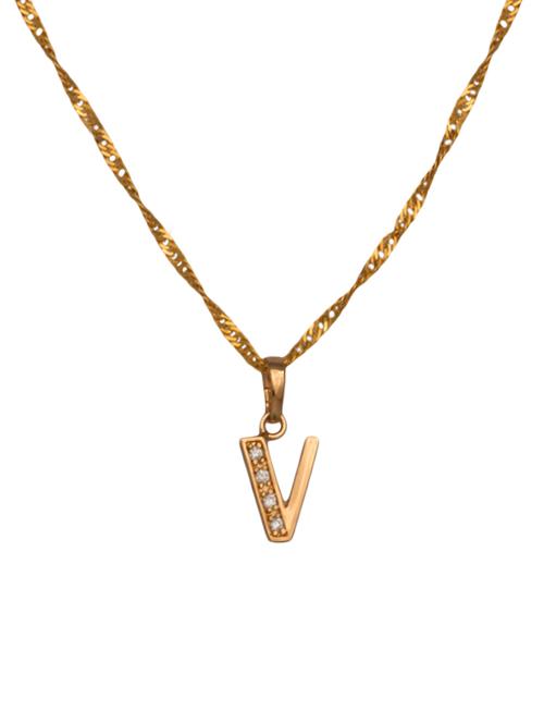 gold metal pendant - 14561129 -  Standard Image - 0