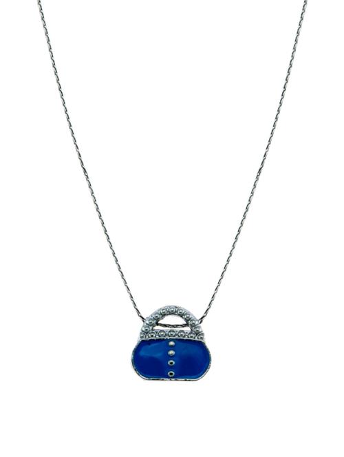 blue metal pendant - 14561273 - Standard Image - 0