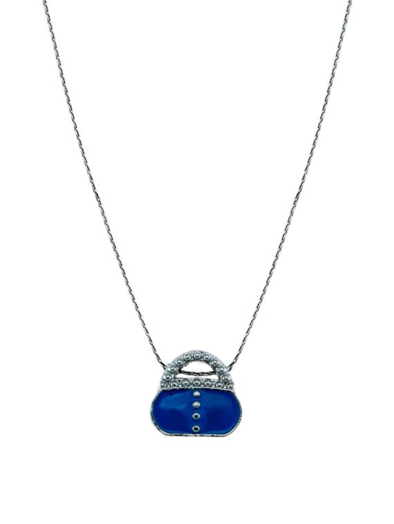 blue metal pendant - 14561273 - Zoom Image - 0