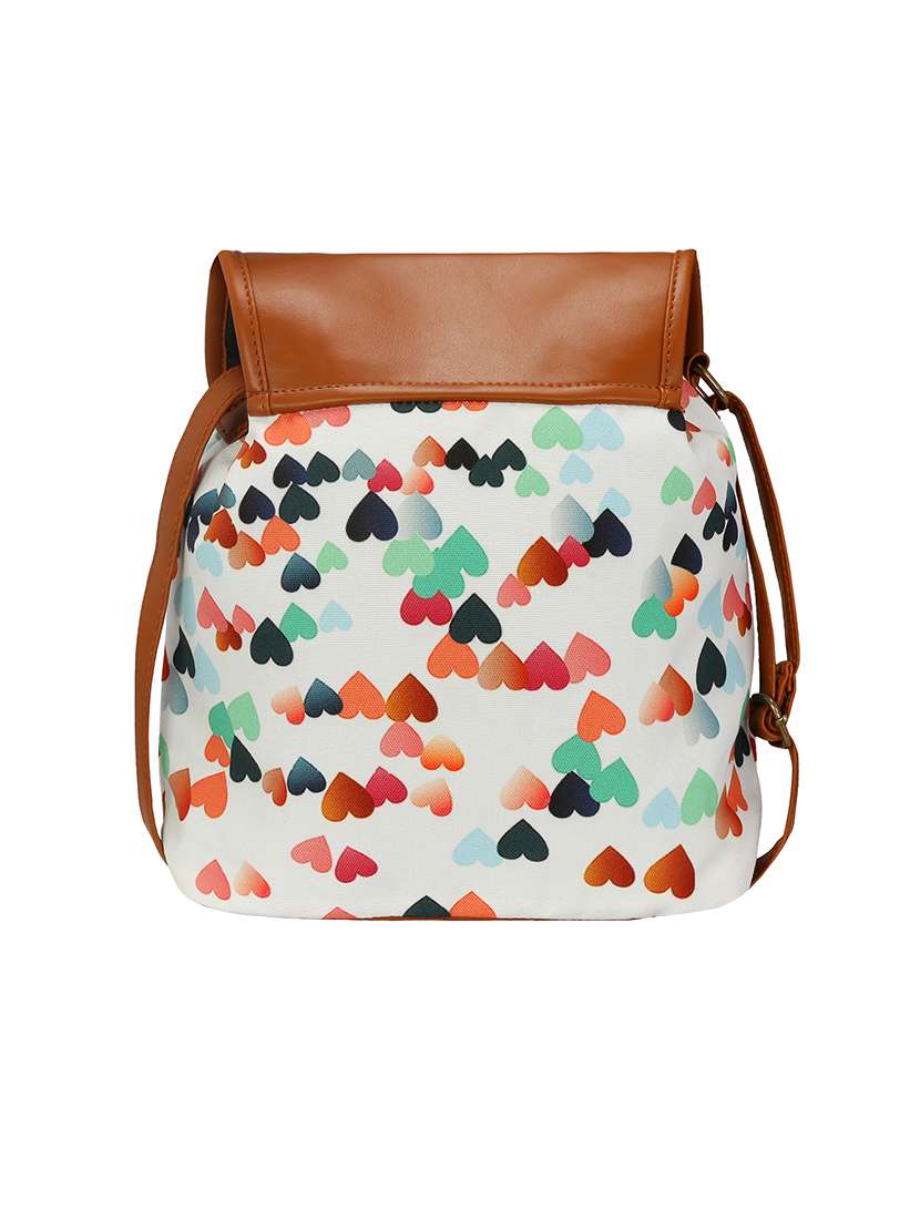 white canvas sling bag - 14562487 -  Standard Image - 1