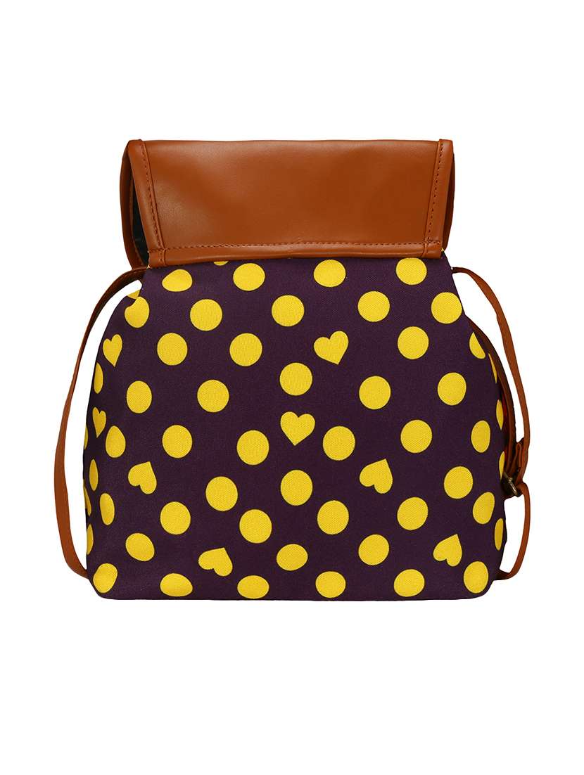 purple canvas sling bag - 14562490 -  Standard Image - 1