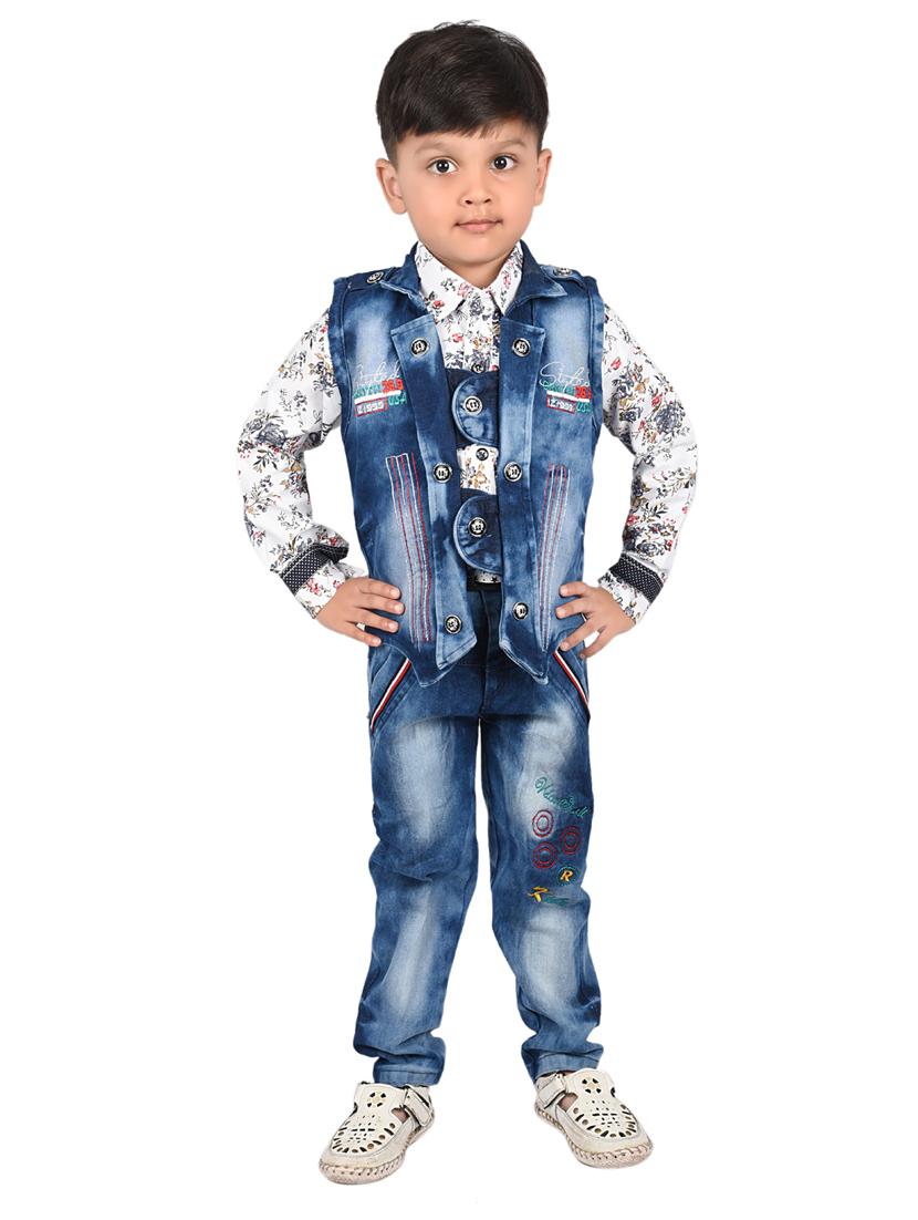 blue denim full length set - 14562585 - Standard Image - 4