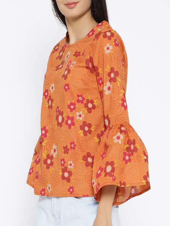 women's straight round neck top - 14562648 -  Standard Image - 1